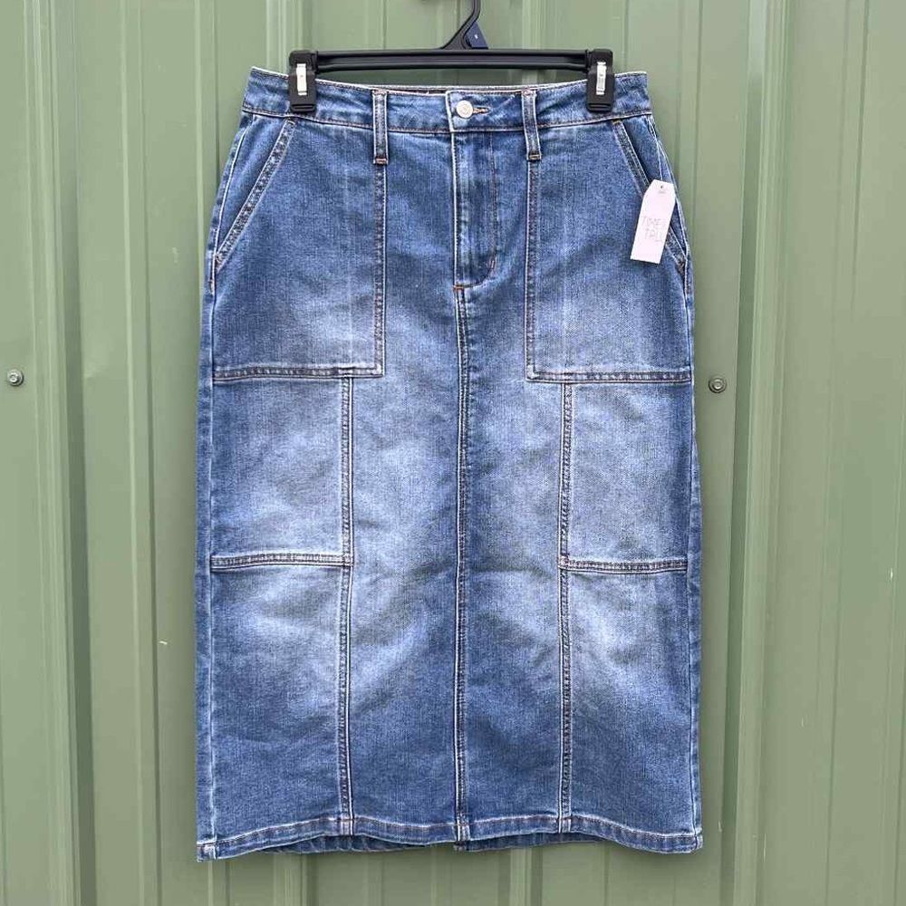 Women's Denim Midi Utility Skirt Skirt Size 2